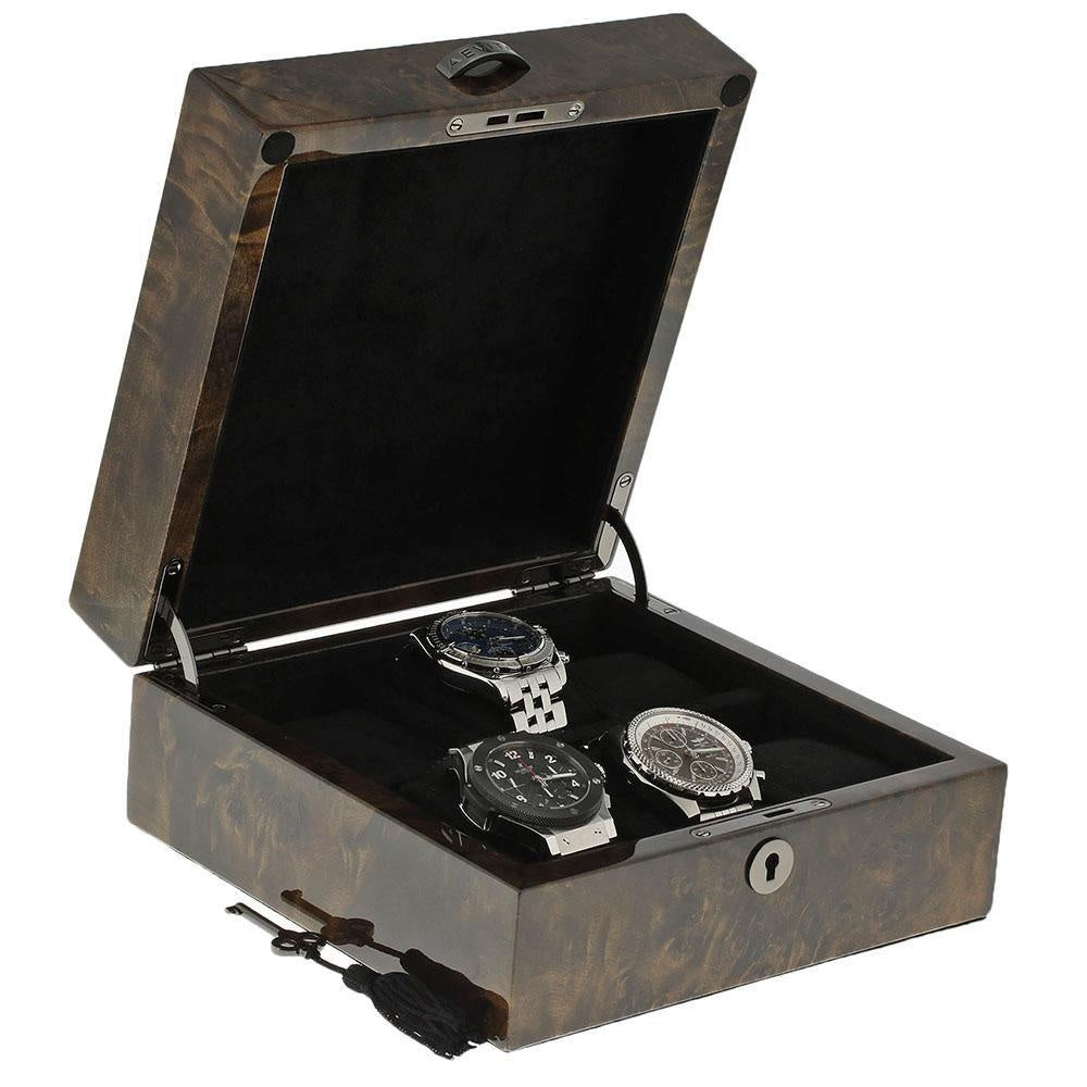 Burlwood watch box new arrivals